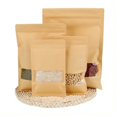 विभिन्न खाद्य मात्राओं के लिए 100g-1000g स्टैंड अप पैकेजिंग बैग