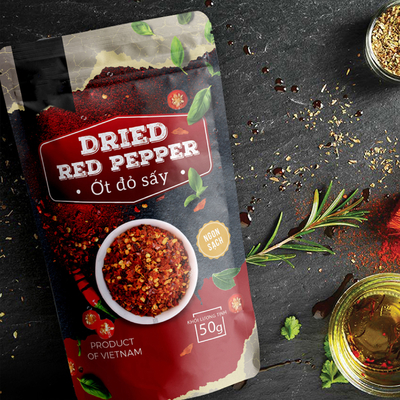 मसाला पैकेजिंग बैग प्लास्टिक पैकेजिंग मसालेदार पेपरिका खाद्य पैकेजिंग बैग सील ज़िपर स्टैंड अप बैग