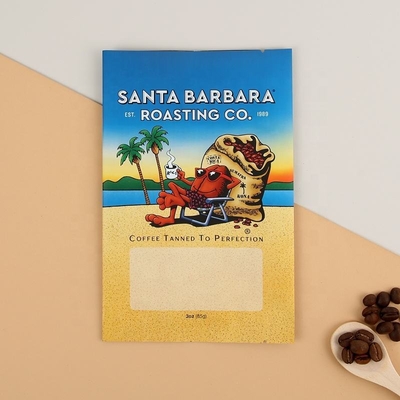 डिजिटल प्रिंटिंग अनुकूलित मुद्रित प्लास्टिक एल्यूमीनियम पन्नी बैग कॉफी नाश्ता तीन तरफ सील बैग फ्लैट पाउच बैक सील बैग