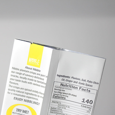 डिजिटल प्रिंटिंग अनुकूलित मुद्रित प्लास्टिक एल्यूमीनियम पन्नी बैग कॉफी नाश्ता तीन तरफ सील बैग फ्लैट पाउच बैक सील बैग