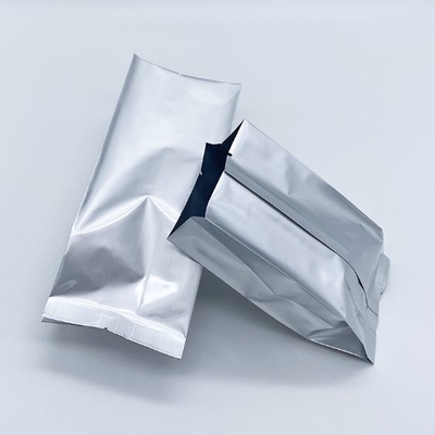 थोक नमी-प्रूफ पीई एल्यूमीनियम पाउडर बैग लेमिनेटेड हीट सील साइड गसेट वैक्यूम पाउच एल्यूमीनियम फॉयल फॉर स्टोरेज