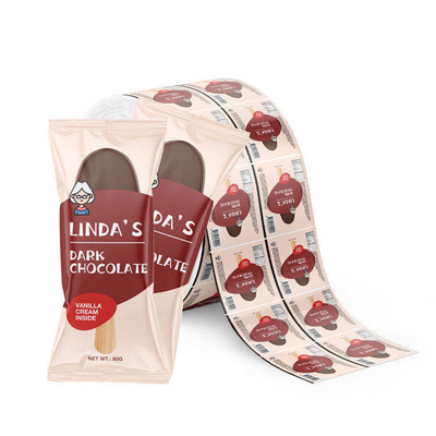 कस्टम मुद्रित खाद्य पैकेजिंग प्लास्टिक रोल फिल्म आइसक्रीम पैकेजिंग एल्यूमीनियम पन्नी लेमिनेटेड रोल फिल्म