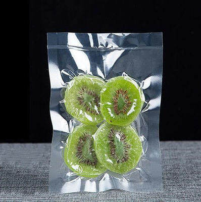 कस्टम मुद्रित थोक पारदर्शी नायलॉन वैक्यूम बैग, मांस या सब्जियों के लिए एक तरफ़ा साफ़ पाउच