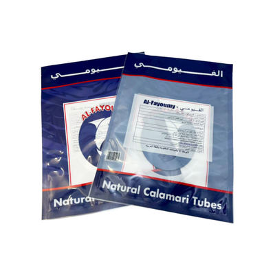 अनुकूलित उच्च गुणवत्ता वाले खाद्य ग्रेड वैक्यूम बैग जमे हुए खाद्य पैकेजिंग बैग स्वयं का लोगो जमे हुए प्लास्टिक पैकेजिंग बैग