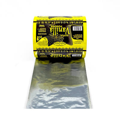 स्वचालित मशीन रोल सैशे पैकेजिंग रोल फिल्म खाद्य ग्रेड प्लास्टिक पीई लेमिनेटेड फिल्म कैंडी बिस्कुट स्नैक सैशे फिल्म रोल