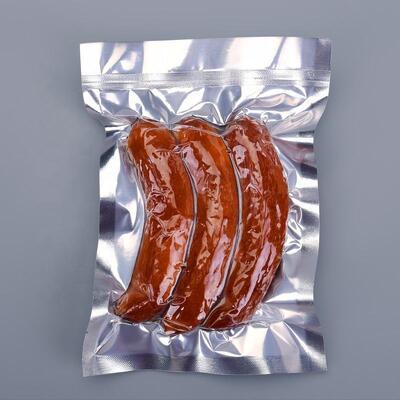 थोक वैक्यूम बैग हॉट सील कस्टम फ्रोजन फूड पैकेजिंग लेमिनेट प्लास्टिक बैग मीट पैकेजिंग के लिए