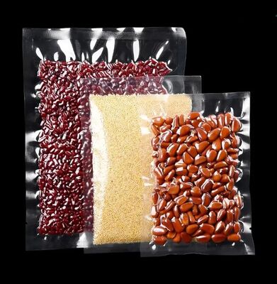 फैक्टरी डायरेक्ट सेल्स कस्टम थ्री-साइडेड सील्ड नायलॉन फूड पैकेजिंग बैग, हाई ट्रांसपेरेंट वैक्यूम फूड बैग, पीई प्लास्टिक बैग, 100 पीस