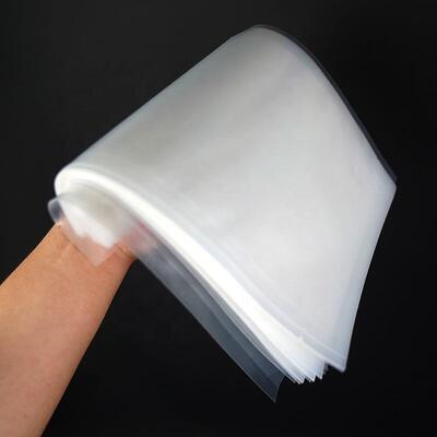 थोक खाद्य ग्रेड पारदर्शी PA/PE हीट सील वैक्यूम सीलर पैकेजिंग, मांस, मछली और समुद्री भोजन के फ्लैट वैक्यूम बैग के लिए