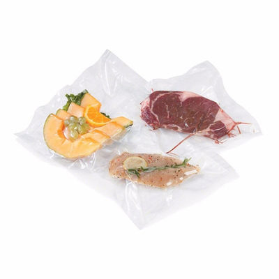 मांस खाद्य भंडारण पैकिंग के लिए पारदर्शी नायलॉन वैक्यूम प्लास्टिक पैकेजिंग पाउच बैग;
