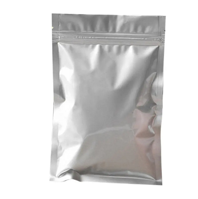 Hotsale खाद्य ग्रेड पुनः बंद करने योग्य प्लास्टिक सीलिंग ज़िप सिल्वर पाउच Mylar ज़िप लॉक पैकेजिंग मुद्रण कस्टम एल्यूमीनियम बैग