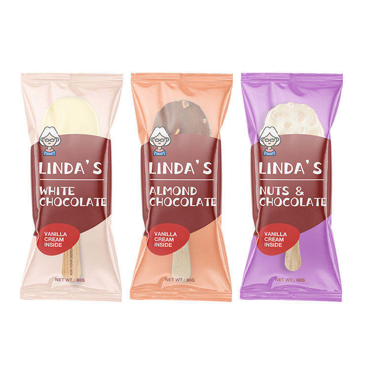 कस्टम मुद्रित खाद्य पैकेजिंग प्लास्टिक रोल फिल्म आइसक्रीम पैकेजिंग एल्यूमीनियम पन्नी लेमिनेटेड रोल फिल्म