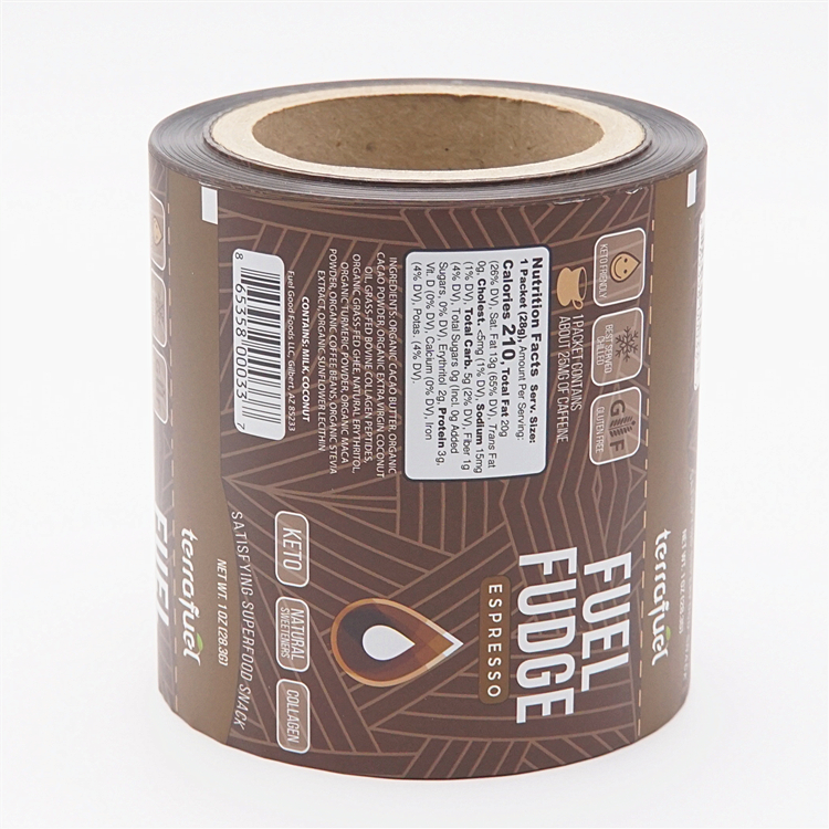 Custom Size Color Printed Food Packing Film Plastic Film Rolls For Coffee Packaging - High Quality, Durable, And Safe
